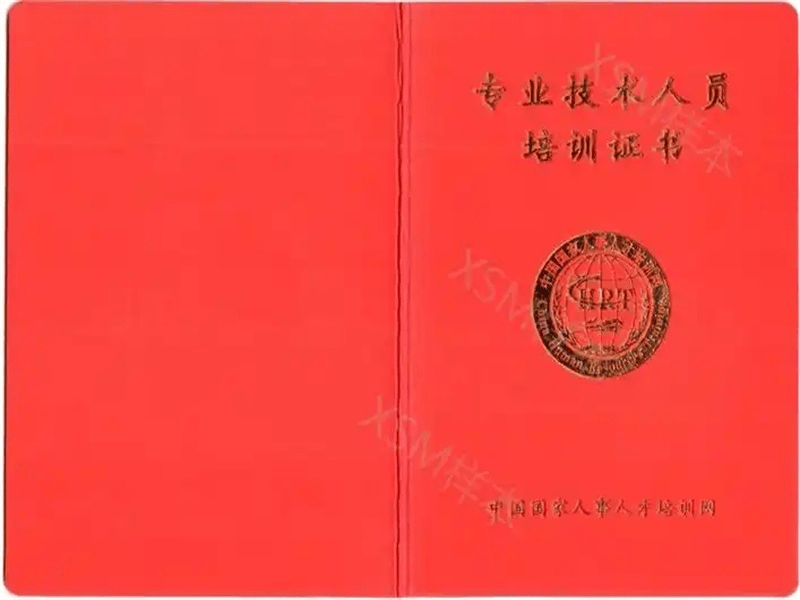 授权证书定制-红金大气喜庆风